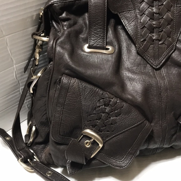 Junior Drake leather handbag with double straps. EUC - Picture 4 of 15